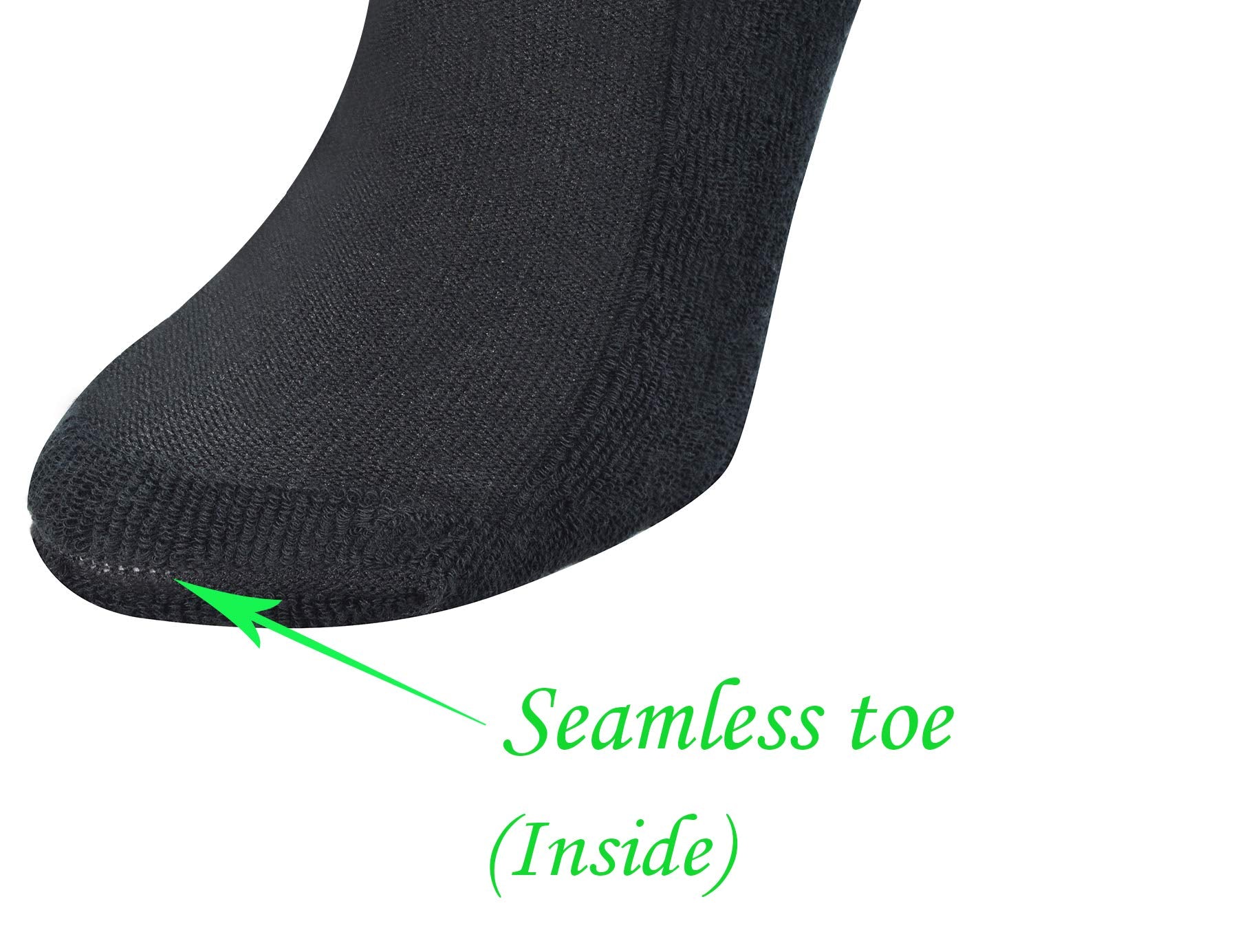 Yomandamor Women's Non-binding Lace Crew Diabetic Dress Socks with Seamless Toe,4 Pairs