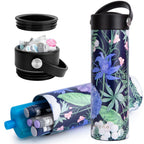 SUNMON Insulin Cooler Travel Case - TSA Approved Medical Cooler Bottle With Portable Diabetes Supplies Case (Hydrangea)