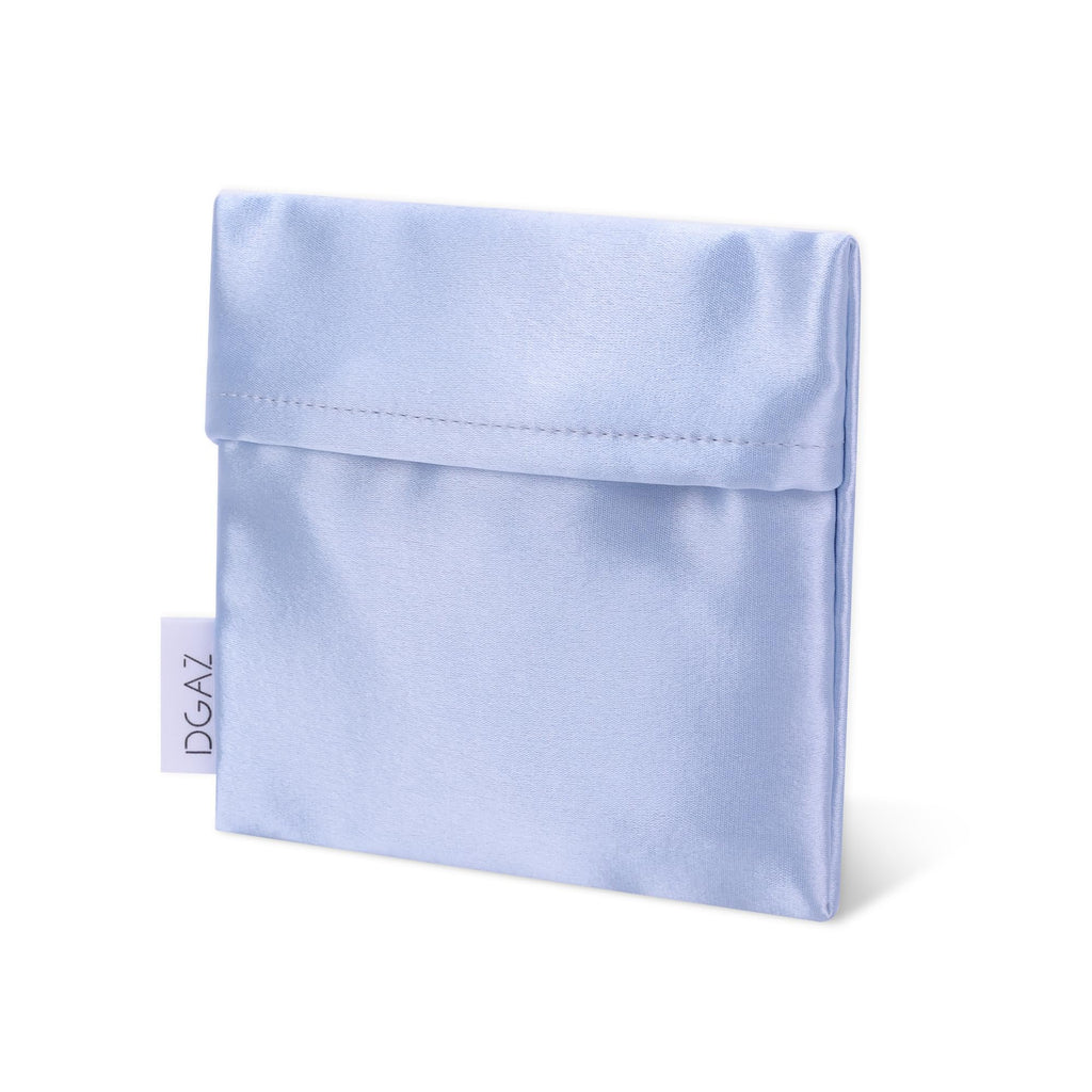 DGAZ Silk Sanitary Napkin Storage Bag, Period Bag for Teen Aged Girls, Portable Period Bag for Panty Liners/Menstrual Cup/Small 