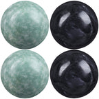 MAGICLULU 4Pcs Solid Baoding Balls Chinese Health Exercise Massage Balls Marble Stone Massage Baoding Balls for Hand Muscle Exer