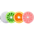 INVODA 4PCS Pill Cases Weekly Pill Organizer 7 Day Pill Box with 1Pcs Felt Storage Pouch Small Cute Pill Container (Pill Box +Li