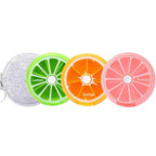 INVODA 4PCS Pill Cases Weekly Pill Organizer 7 Day Pill Box with 1Pcs Felt Storage Pouch Small Cute Pill Container (Pill Box +Li