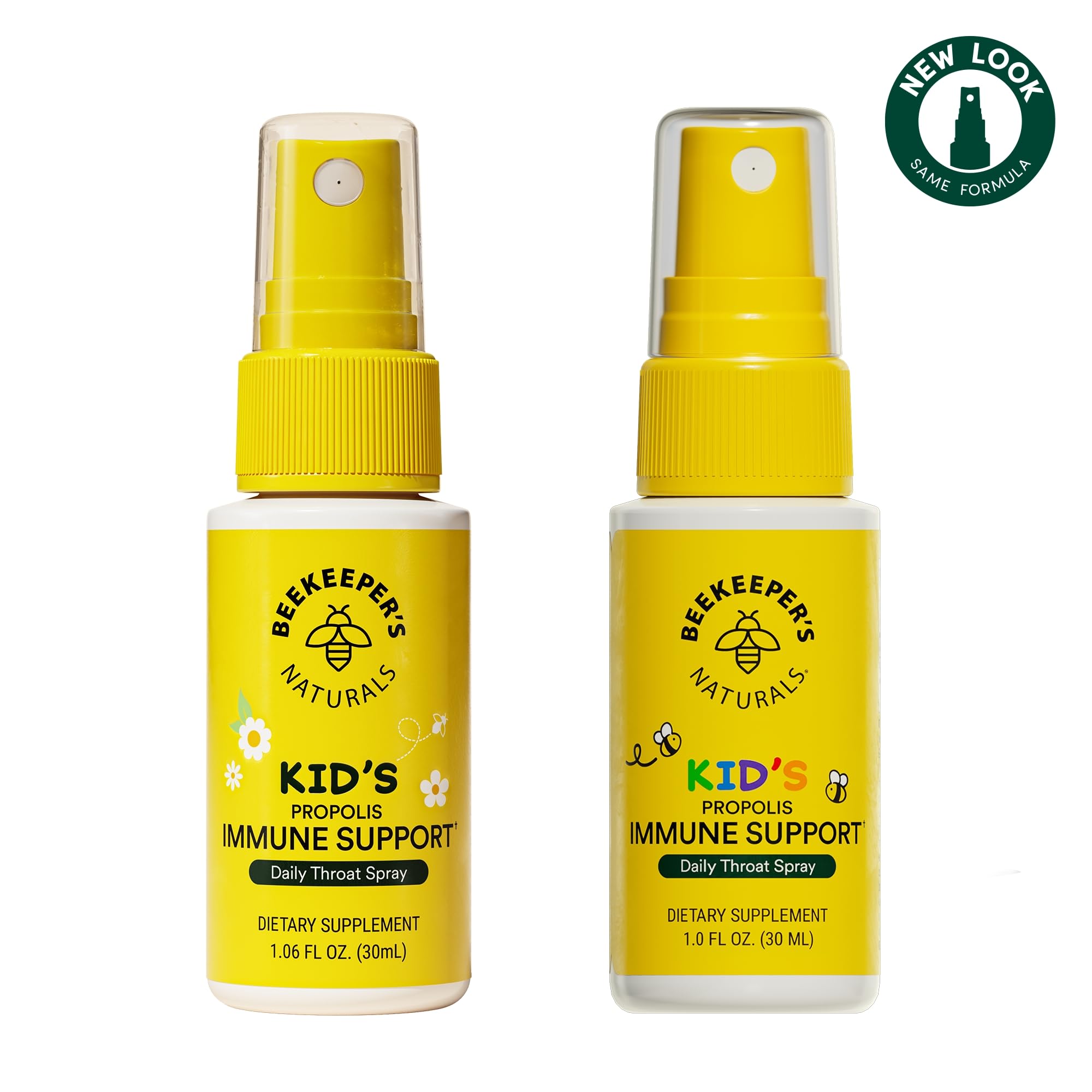Kids Propolis Throat Spray - Natural Immune Support & Sore Throat Relief - by BEEKEEPERS NATURALS - Has Antioxidants & Gluten-F