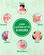 MYMULIKE Neck Patches, 36 Count Maximum Strength Warming Herbal Plaster, Wormwood Extract Sticker 8 Hours Lasting Reduction Join