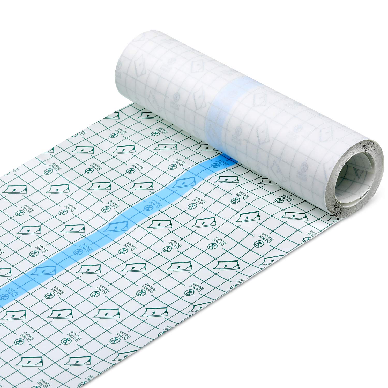 Transparent Dressing Adhesive Bandage Waterproof Clear Adhesive Bandages Stretch Tape for Tattoos Swimming (8 Inch x 5.47 Yard)