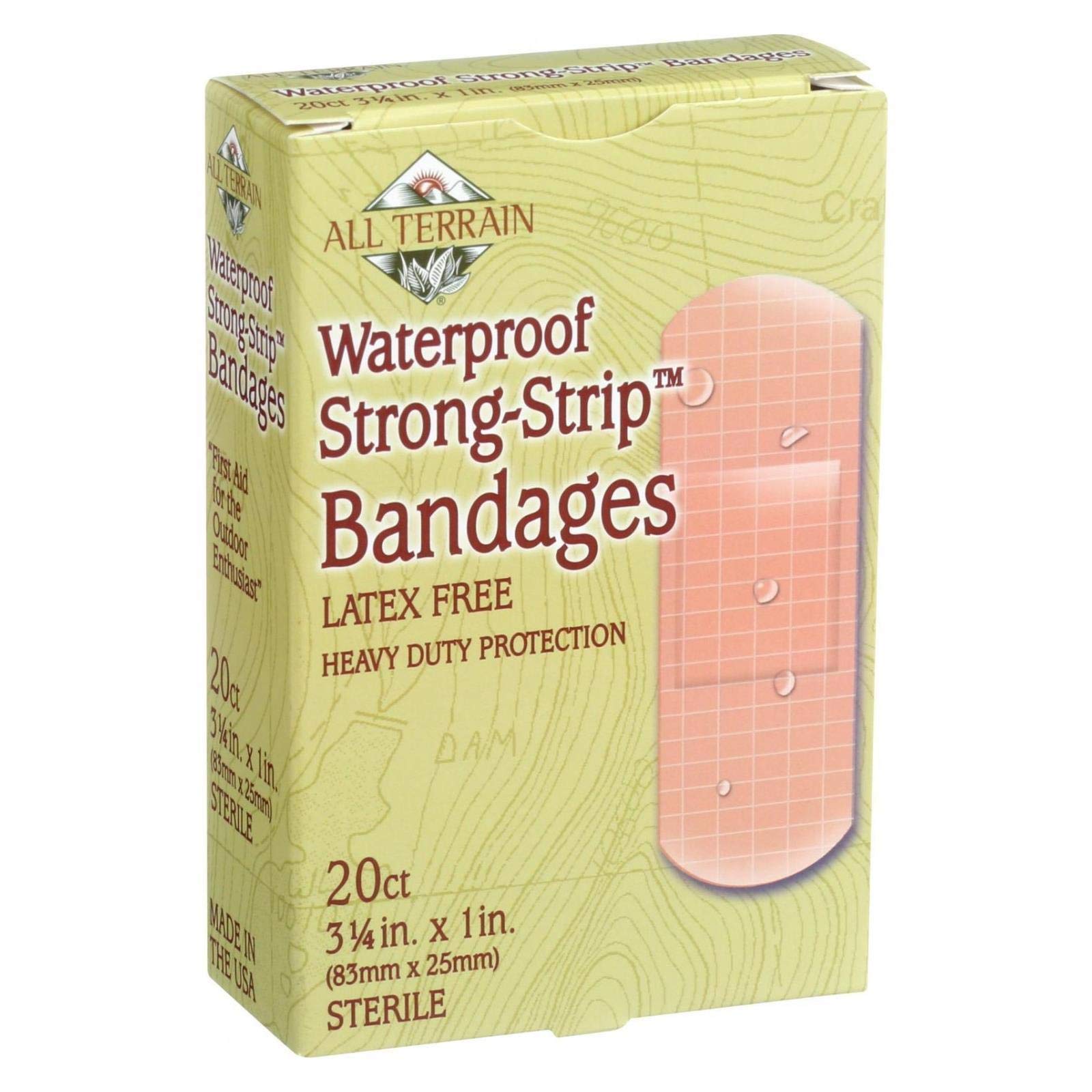 All Terrain Waterproof Strong Strips, 20 CT