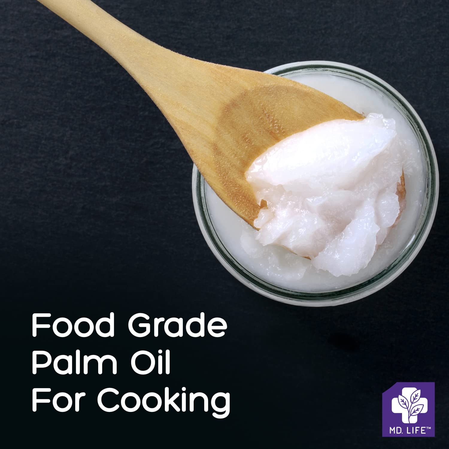 MD.LIFE PALM OIL - 32oz - Sustainable Food Grade Palm Oil for Cooking - Great for Soap Making Supplies, Cooking Oil, Creams and