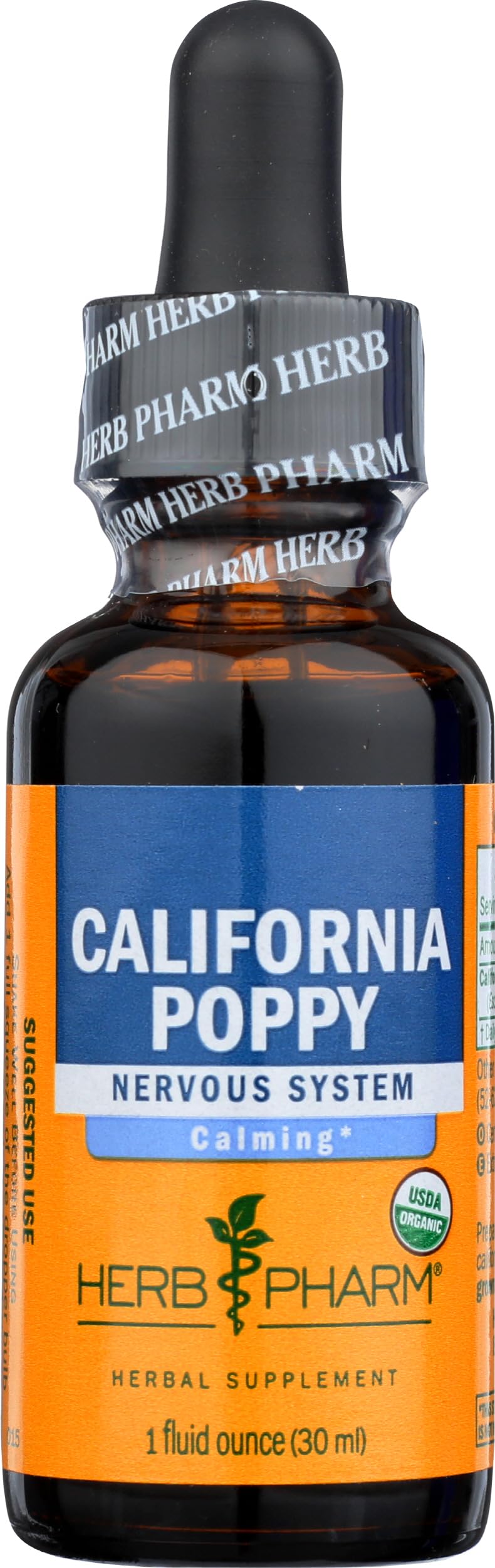 HERB Pharm Organic California Poppy Extract, 1 FZ