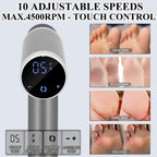 Upgraded Electric Callus Remover for Feet 4500rpm, Adjustable Speed Electric Foot Callus Remover Foot Sander Grinder Pedicure Fi