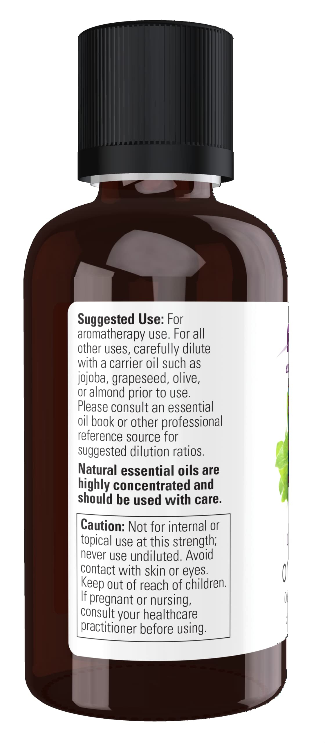 NOW Essential Oils, Oregano Oil, Comforting Aromatherapy Scent, Steam Distilled, 100% Pure, Vegan, Child Resistant Cap, 2-Ounce