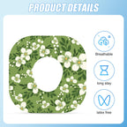 25pcs Adhesive Patches for Dexcom G7, Spring Flowers Print Glucose Overpatches CGM Sensor Cover Waterproof Breathable Monitor Ov