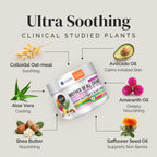 Puriya National Eczema Association Accepted Cream 2 oz, Dry Itchy Skin Relief, Colloidal Oatmeal Lotion, For Kids, Adults, Face,