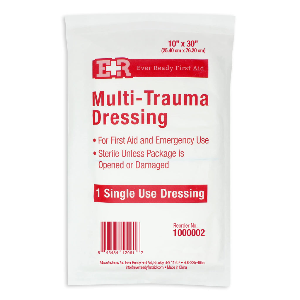 Ever Ready First Aid Multi-Trauma Dressing 10x30 1 Count