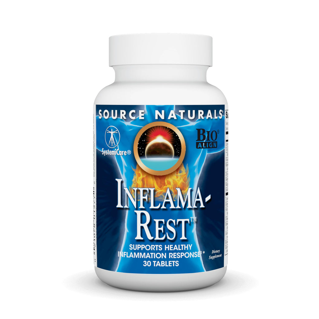 Source Naturals Inflama-Rest Healthy Inflammation Response - Herbal & Mineral Blend with Turmeric, Boswellia, Ginger, Quercetin 