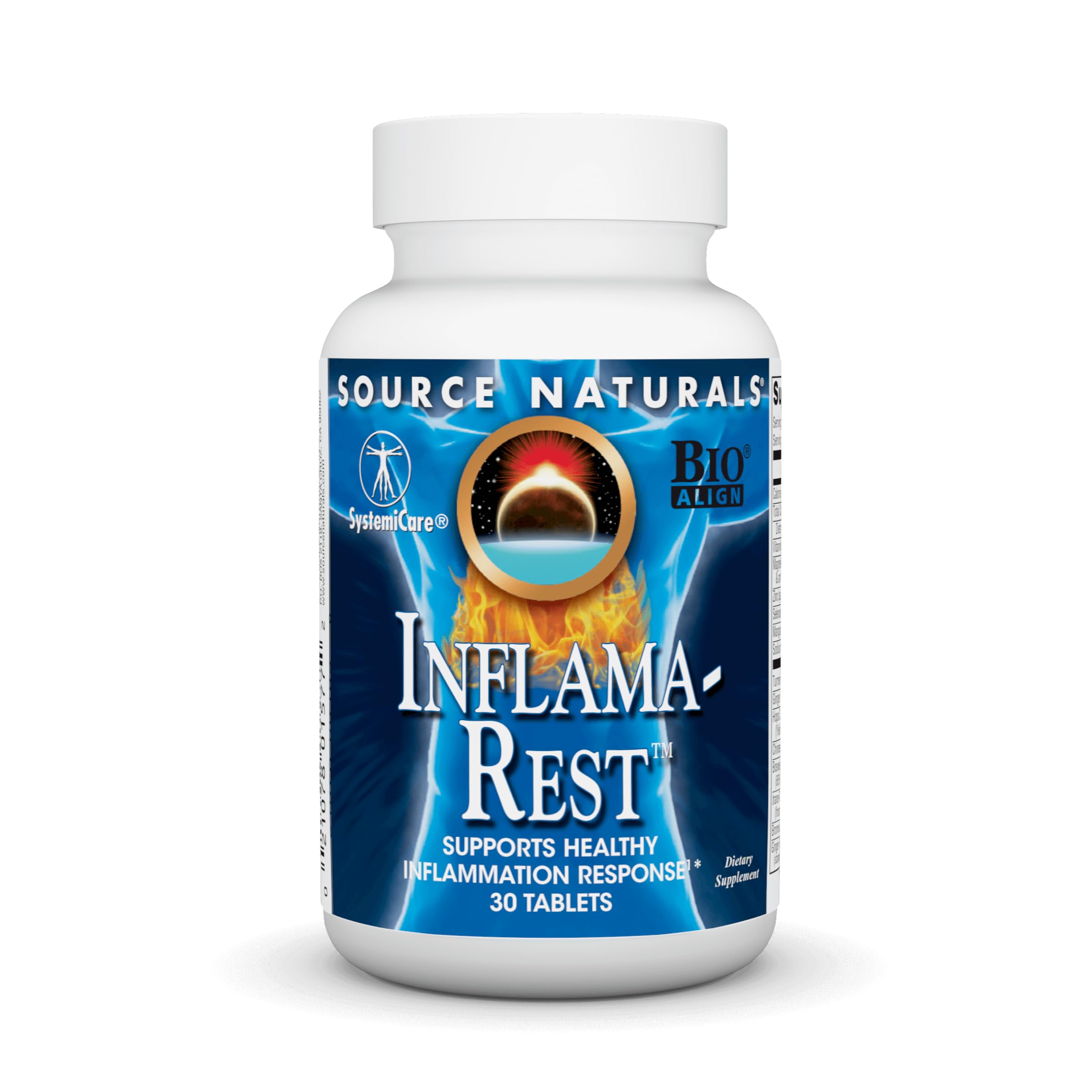 Source Naturals Inflama-Rest Healthy Inflammation Response - Herbal & Mineral Blend with Turmeric, Boswellia, Ginger, Quercetin 