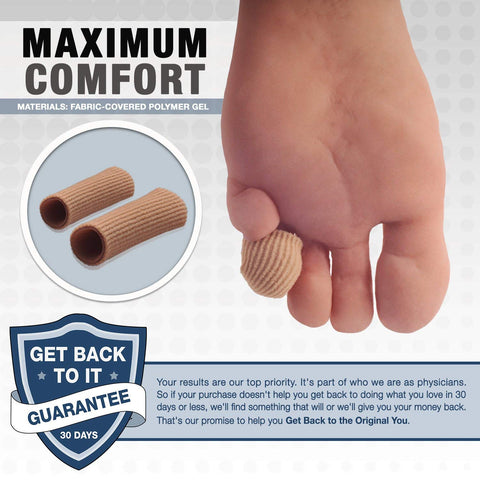 Dr. Frederick's Original Fabric Toe Caps - Toe Separators - 3 Pairs - Size Small