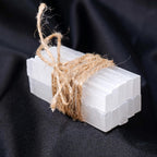 Runyangshi 20PCS Selenite Sticks Natural Selenite Crystals Wands Bulk Selenite Crystal Charging Energy Protection Reiki Healing 