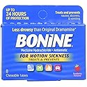 Bonine for Motion Sickness Chewable Tablets, Raspberry Flavored, 8 Each