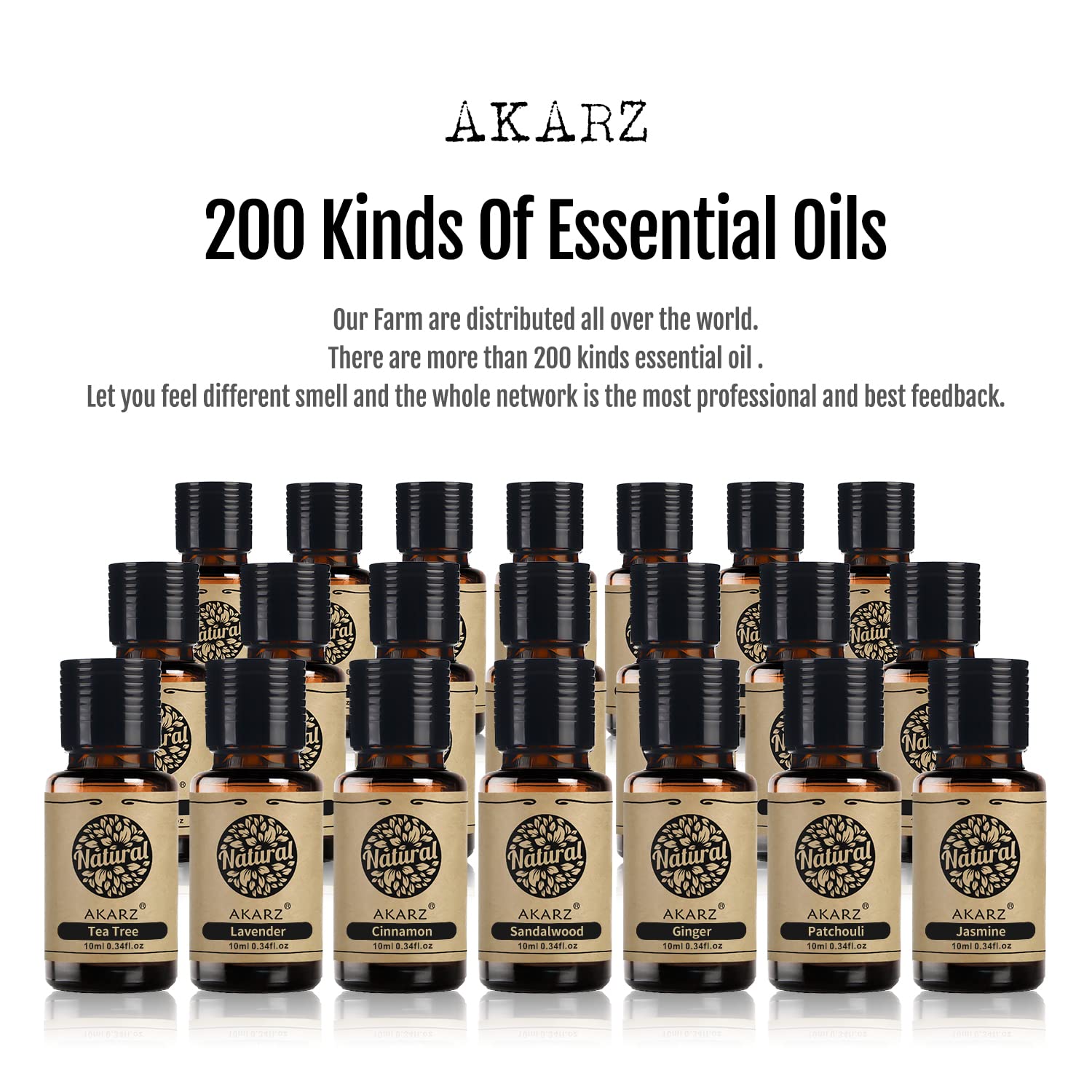 AKARZ Kiwi Essential Oil Natural Organic Kiwi Oil for Skin Body Hair Care, Candle,Soap,Making, DIY,Massage Aroma 0.34 Fl Oz (10m