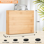 Primachen Hot Stone Massage Kit Warmer and Stones, 10 Pcs Bamboo Box Hot Stone Warmer, Hot Rocks Basalt Massage Stones for Home