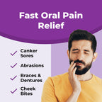 CUROXEN Mouth Sore Relief, Made with All-Natural Ingredients Including Olive Oil, Calendula, Beeswax, Clove Essential Oil, and C