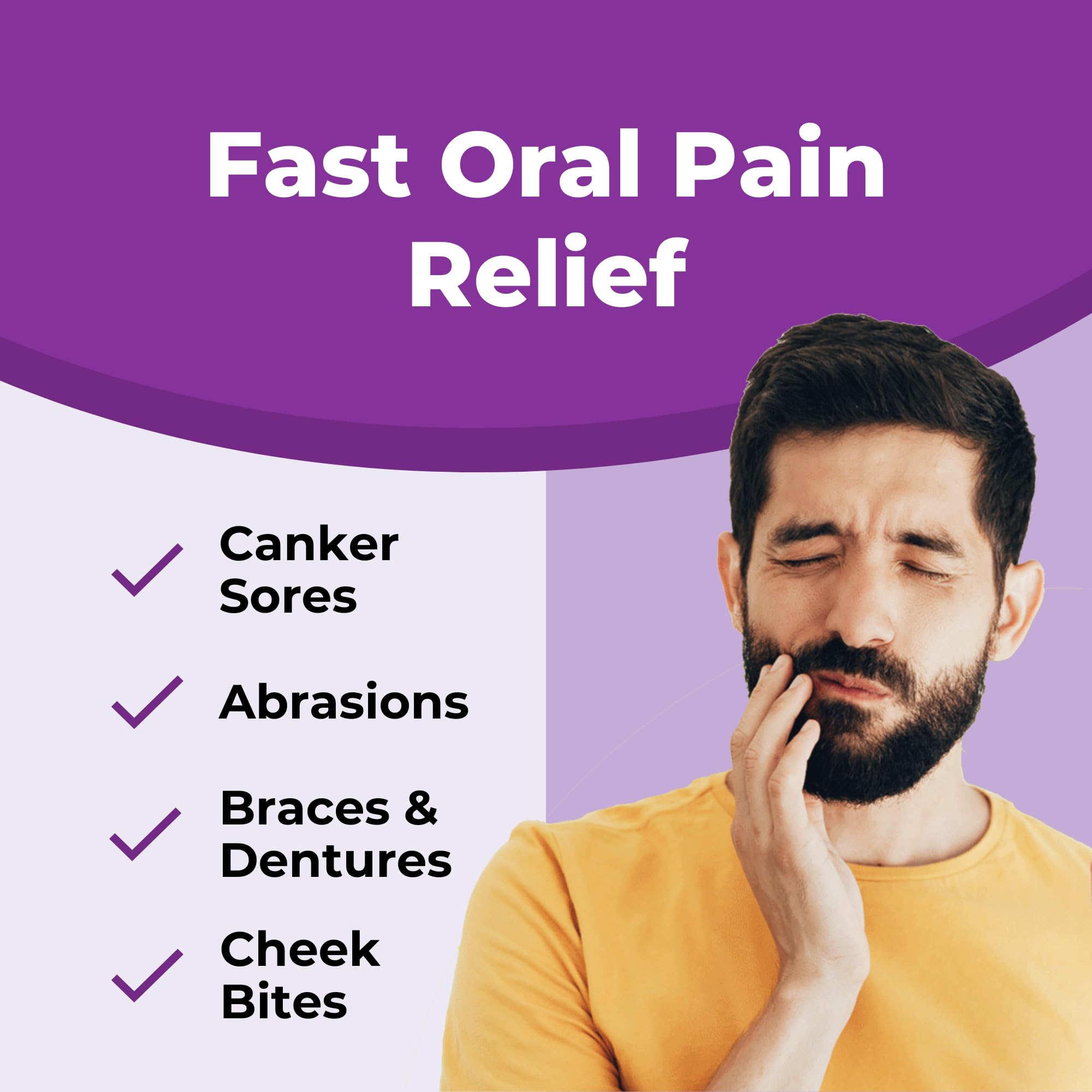 CUROXEN Mouth Sore Relief, Made with All-Natural Ingredients Including Olive Oil, Calendula, Beeswax, Clove Essential Oil, and C