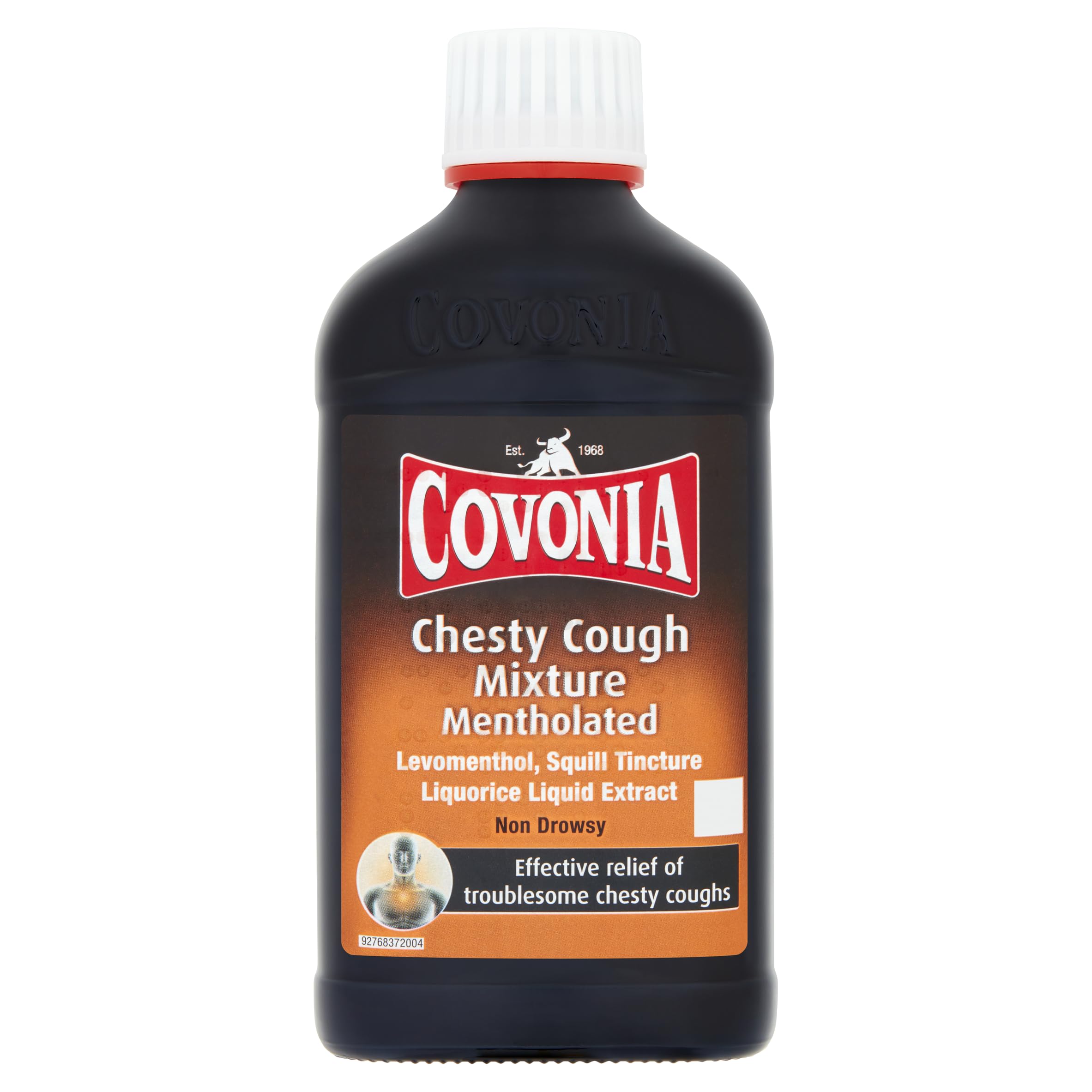 Covonia Chesty Cough Mixture Syrup Mentholated 300ml