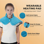 Tovve Heating Pad for Neck Shoulders Back, Large Wearable Relax Muscles, Birthday Gifts for Women Men Mom Dad Elderly, 3 Heat Se