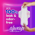 Always Radiant Feminine Pads for Women, Flexfoam Pads with Wings, Size 1, Regular Absorbency, Lightly Scented, 90 Count (3 Packs