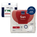 Abena San Premium Incontinence Pads, Light Absorbency, (Sizes 1 to 3A), Size 3, 196 Count