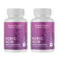 Seroflora Boric Acid Vaginal Suppositories 600 mg - Boric Acid Pills for Women - Intimate Health pH Balance - Supports Vaginal O
