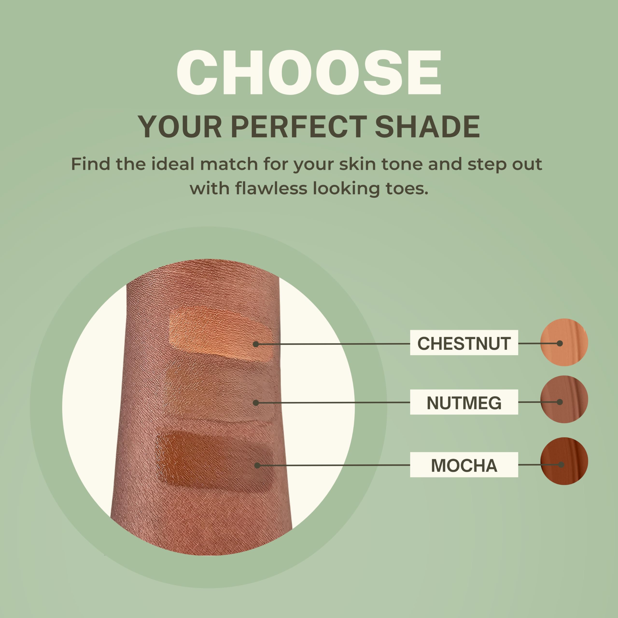 CORN-CEALER | Toe Corn Makeup | Instantly Hide Toe Corns | Concealer For Toe Corns (Shade-CHESTNUT)