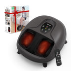 Heycool Shiatsu Foot Massager with Heat, Kneading, Compression, Valentines Day for Lover, Men, Women, Fits Up to Size 14, Feet 