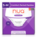 Nua Comfort Period Panties (SM) | Pack Of 5 | Disposable | 360 Coverage | Zero Irritation | 4X Comfort | For Heavy Flow | No Ra