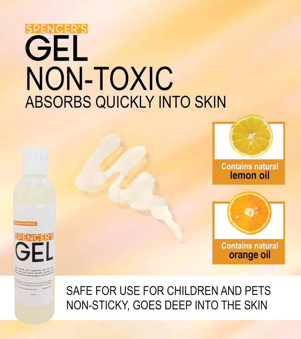 Spencers Gel Alkaline Formula (8oz) - lab-certified to kill Staph aureus on skin contact