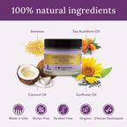 Vulva Balm & Organic Vaginal Moisturizer for Women: Natural Vulva Moisturizer & Vulva Cream for Dryness on Intimate Skin - Non E