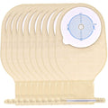 Ostomy Colostomy Supplies, 10 PCS Colostomy Bag, One Piece Drainable Pouches with Twist-Tie for Ileostomy Stoma Care, Cut to Fit