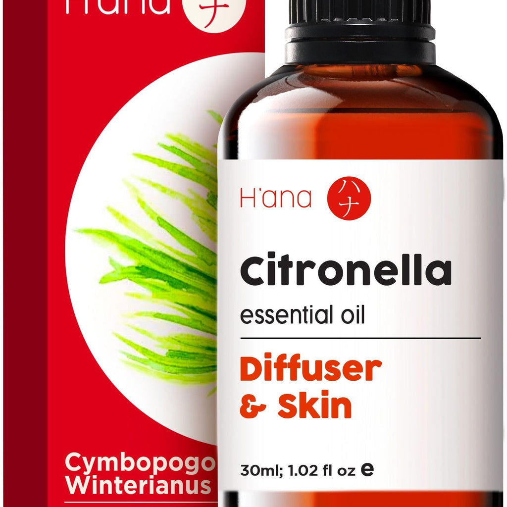 Hana Citronella Oil - 100% Pure and Natural Citronella Essential Oil f ...