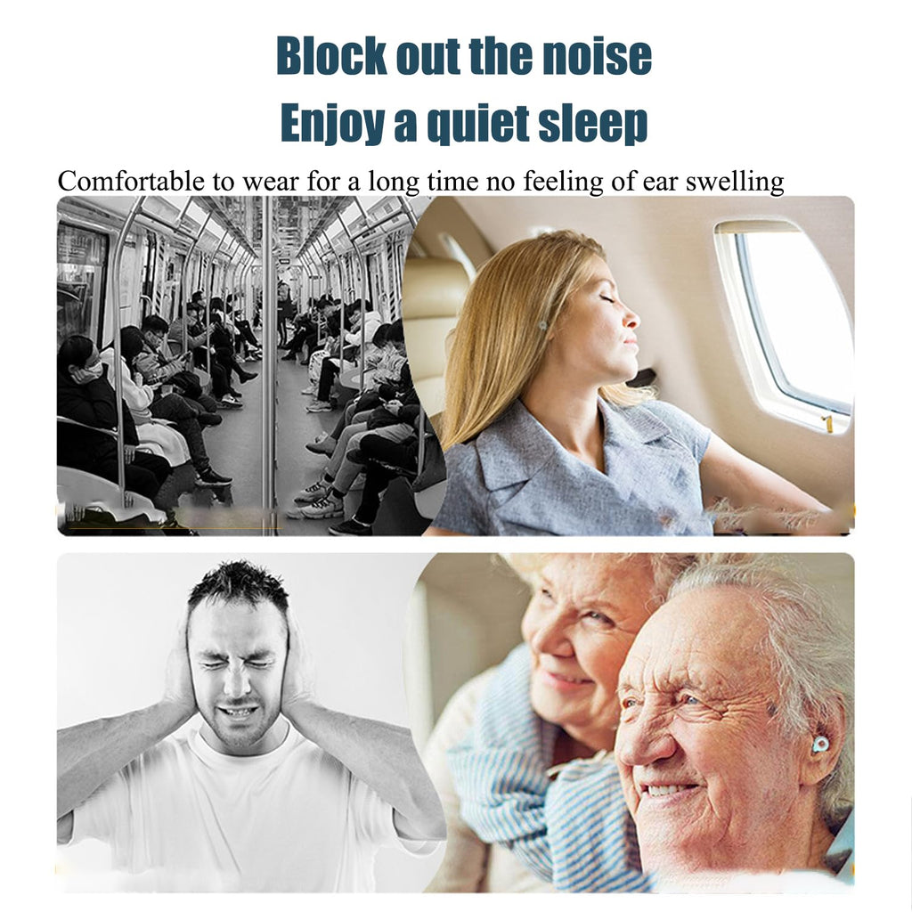 Earplugs, Moto Ear Plugs - 27 db Motorcycle Reduce Wind Noise, Anti-Snoring Sleep Earplugs, Motorcycle Ear Plugs, Super Soft Reu