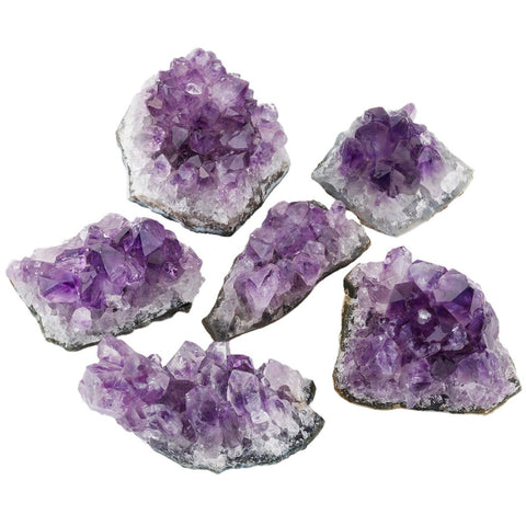 SUNYIK Natural Amethyst Quartz Crystal Cluster,Druzy Geode Specimen Gemstone Sculpture Sphere(0.5lb)