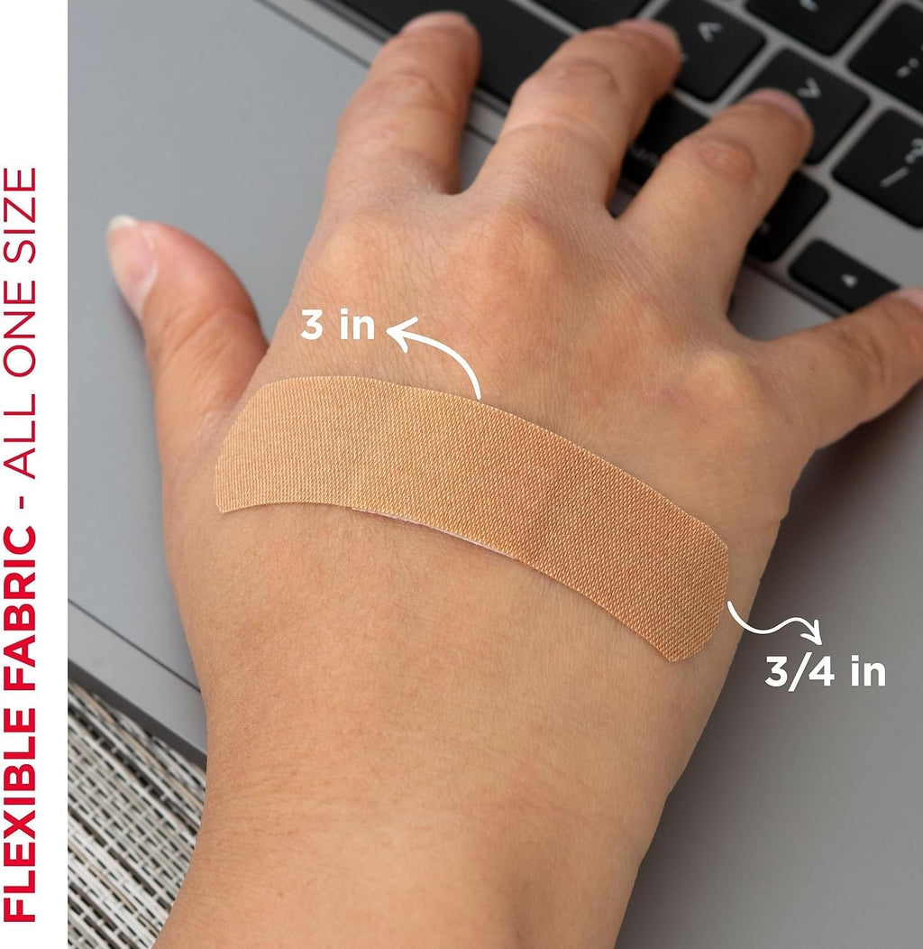 Band-Aid 534444BX - Flexible Fabric Adhesive Bandage 1 x 3