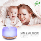 Dukya 500ml Essential Oil Diffuser, 5 in 1 Ultrasonic Aromatherapy Fragrant Oil Humidifier Vaporizer, Timer and Auto-Off Safety