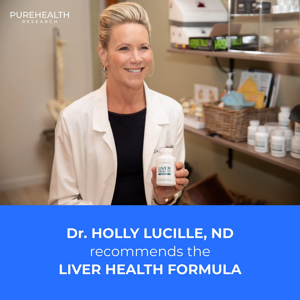 PureHealth Research Liver Health - Milk Thistle, Detox & Cleanse Repair Formula