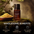 Gya Labs Fenugreek Essential Oil for Skin - 0.34 Fl Oz - 100% Pure Natural Fenugreek Oil for Hair, Diffuser, Candles Making Arom
