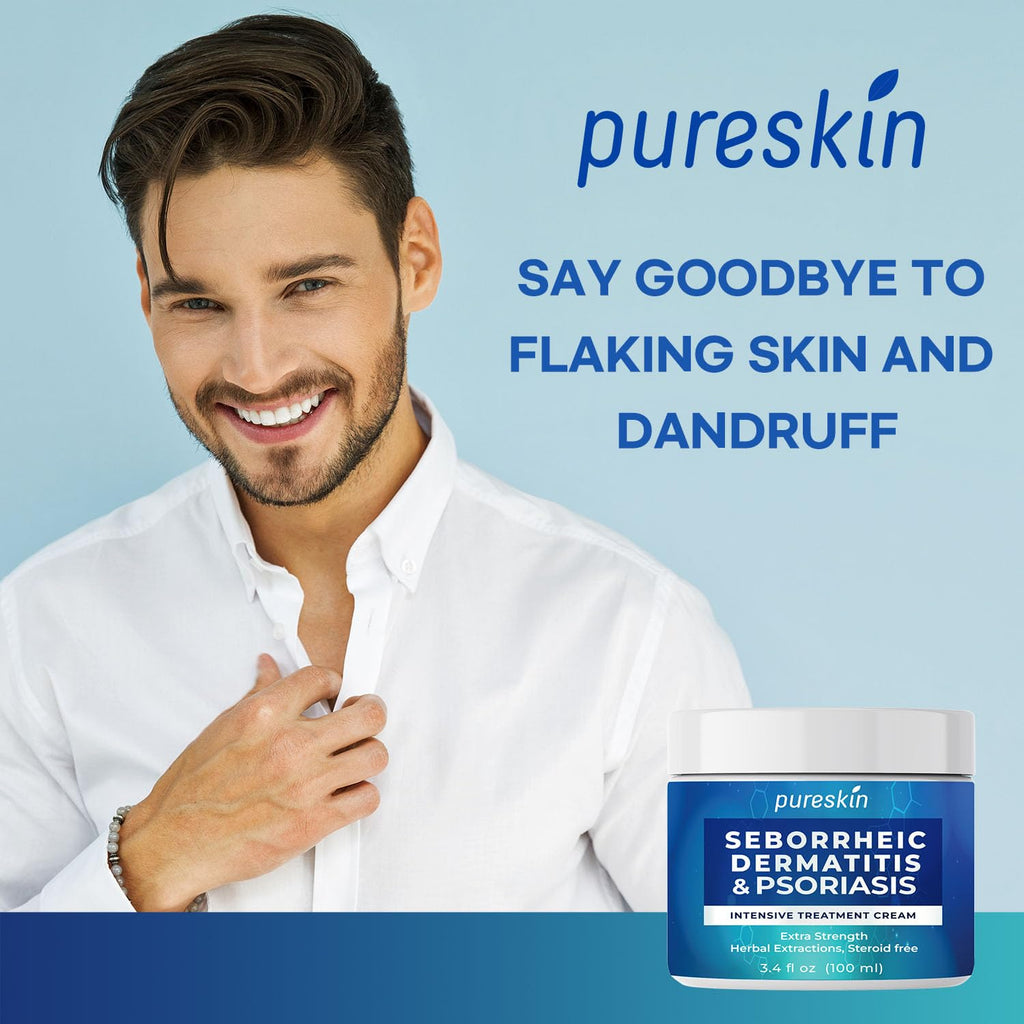 Seborrheic Dermatitis Psoriasis Cream: Antifungal Treatment - Traditional Herbal Infused - Relief for Flaking Irritated Scalp Sk