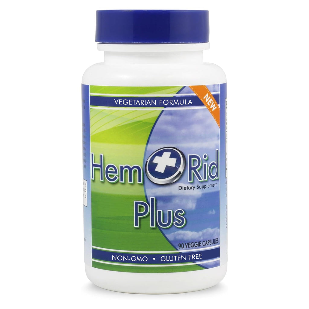 HemRid Plus Advanced Herbal Comfort Formula - 90 Veggie Capsules for Enhanced Comfort & Wellness, Featuring Horse Chestnut, Witc