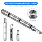 TISUR Small Titanium Pill Case,Keychain Pill Holder, Portable Pill Box Container,Travel Pill Organizer Waterproof Metal Pill Fob