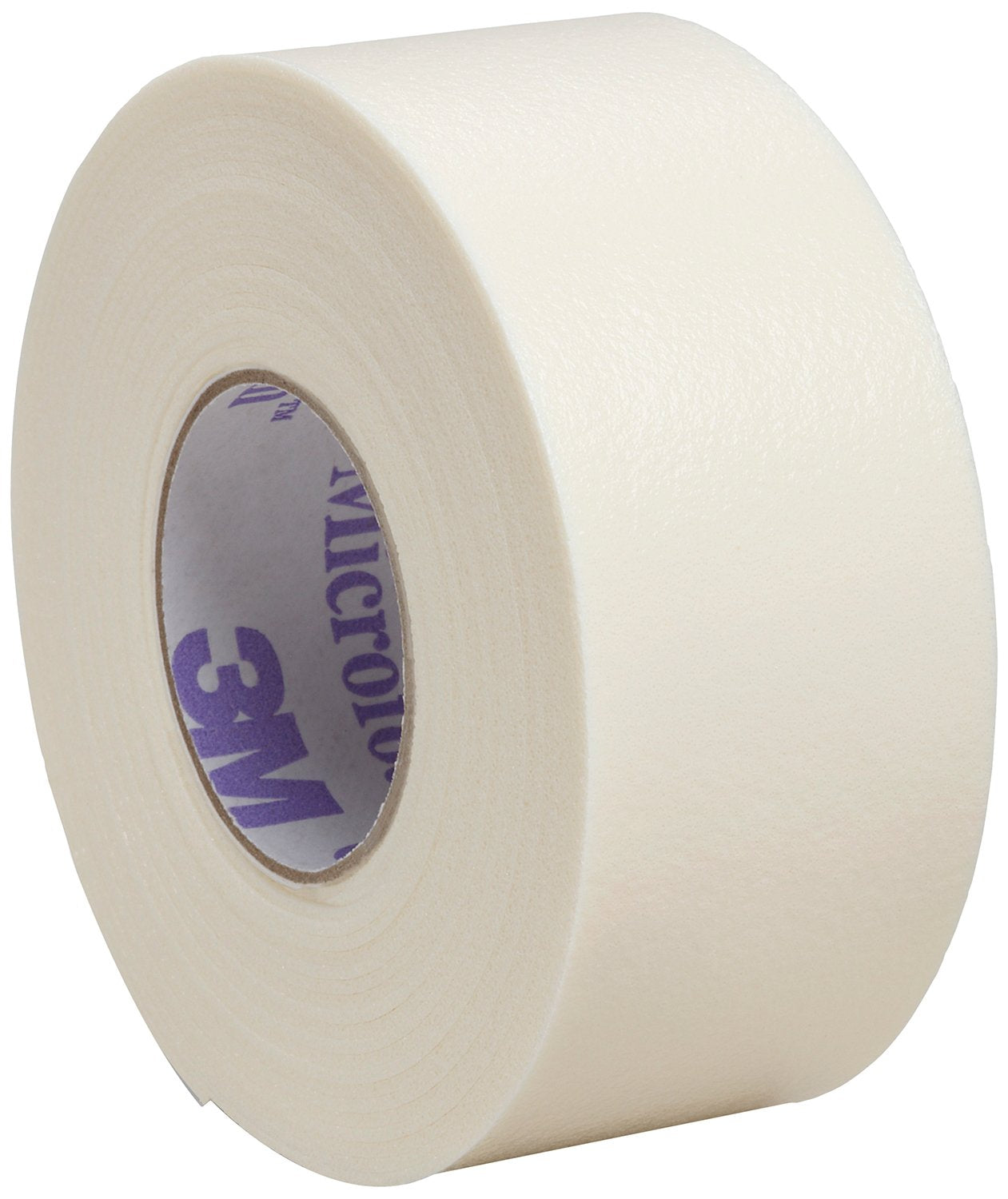 3M Microfoam Surgical Tape, 1528-1, 1 inch x 5 1/2 yard (2,5cm x 5m),Stretched, 12 Rolls/Carton, 6 Cartons/Case