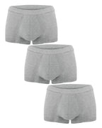 AIRCUTE Washable Absorbency Urinary Incontinence Underwear for Men Bladder Leakage Protection Boxer Briefs, 3 Pack (Large, 3 Gra