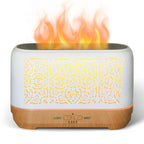 Earnest Living Essential Oil Diffuser Ultrasonic Classic Flame Air Diffuser 200ml Fire Mist Timers Night Lights and Auto Off Fun